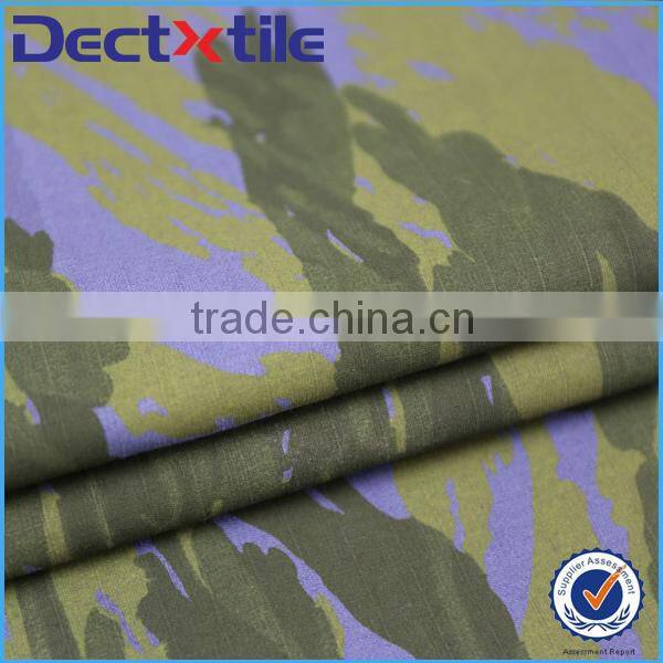 fashionable fashion camo camouflage print fabric with jungle colors
