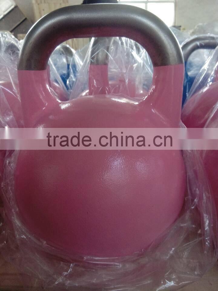 Top grade precesion casting competition kettlebell with stainless steel handle
