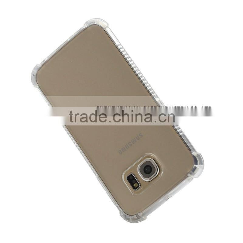 Top sale shockproof &Skid resistance tpu phone case for samsung s6 edge
