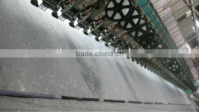 3d flower lace embroidered fabric