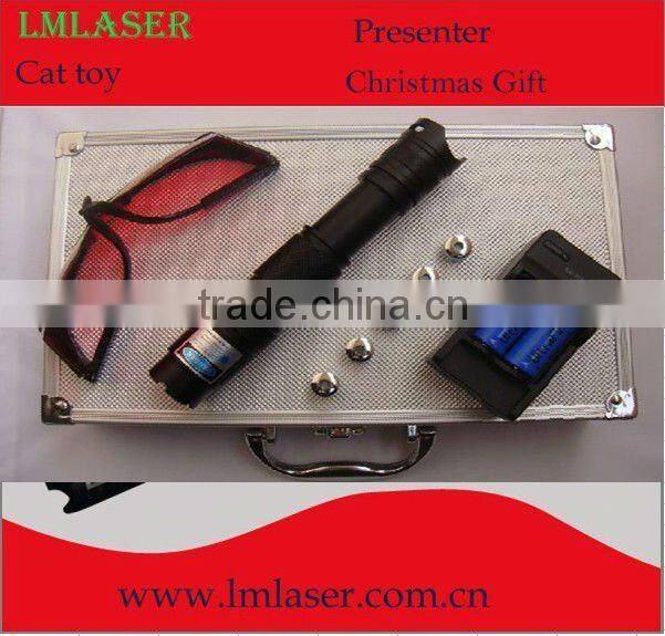 High quality 1000mw 445nm Adjustable Focus blue beam laser pointer