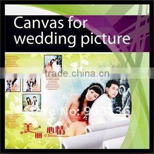 High resolution Water Resistant Cotton and Poly Blend Inkjet Canvas for art fix