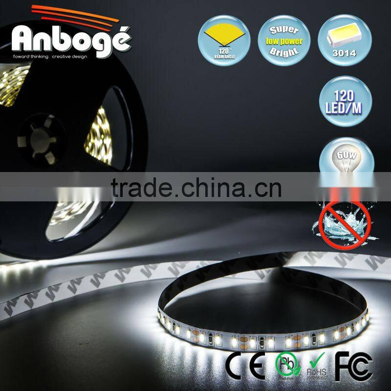 3014 smd 60pcs LED Flexible Strip Lightng 12V LED SMD Strip Pure white