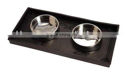 Home Rubber Boot Tray 34 inch Decorative Boot Tray Waterproof for Indoor or Outdoor Use dog cat food mat