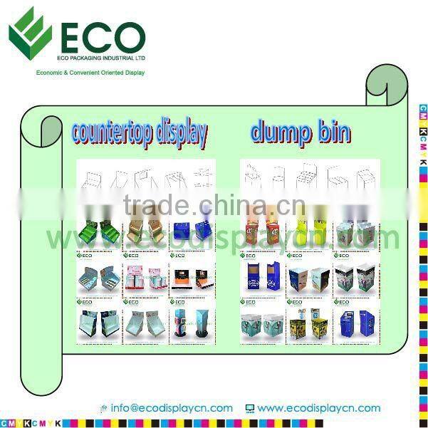 Holiday promotional merchandise display stands , creative promotional floor stand displays for beverage