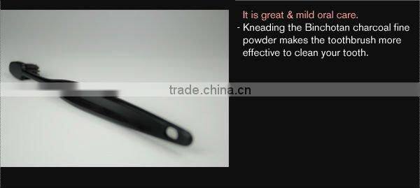 Japanese very popular beauty toothbrush Charcoal Toothbrush 170mm