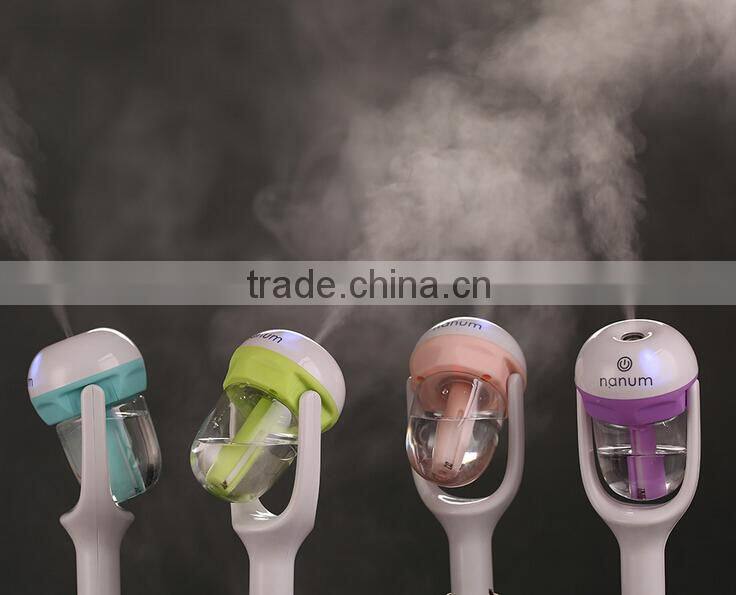 portable korean nanum car air mini USB humidifier,ultrasonic humidifier 12v made in china