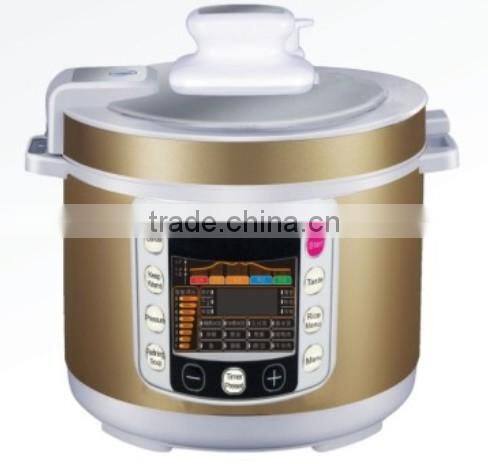 big screen electric pressure cooker