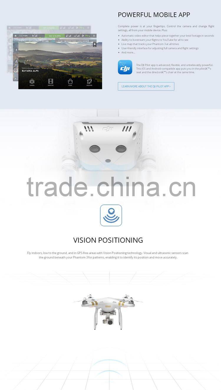 New Version dji phantom 3 advanced, professional drone with camera and gps