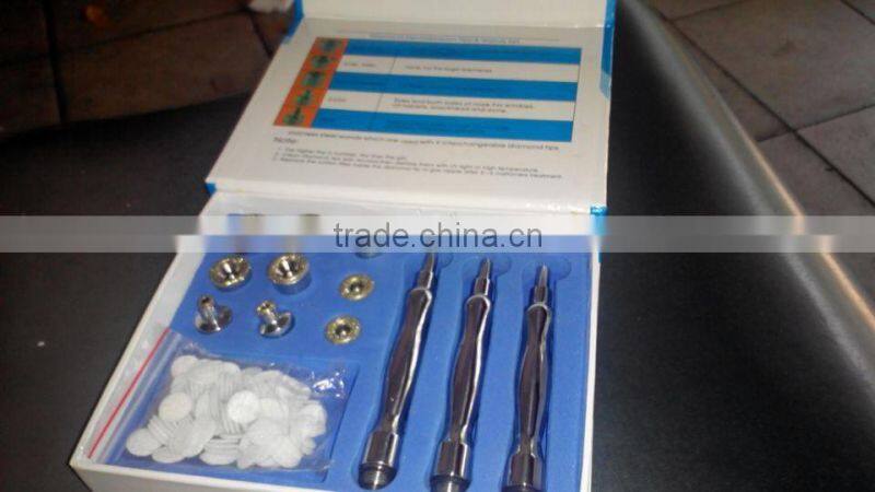 Hot new product Microdermabrasion skin care machine with 9 diamond tips and 3 wands