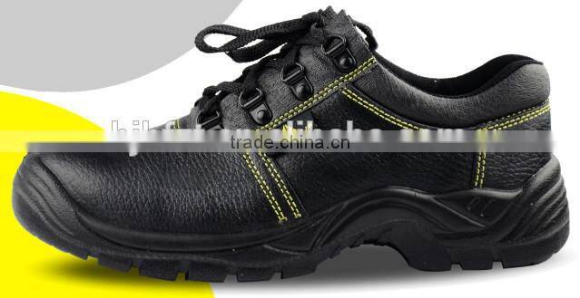 100% leather low-cut anti-static steel toecap heel energy absorption safety shoes