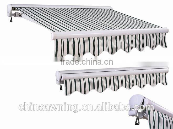 Hot product aluminium alloy awnings retractable patio awnings and canopies