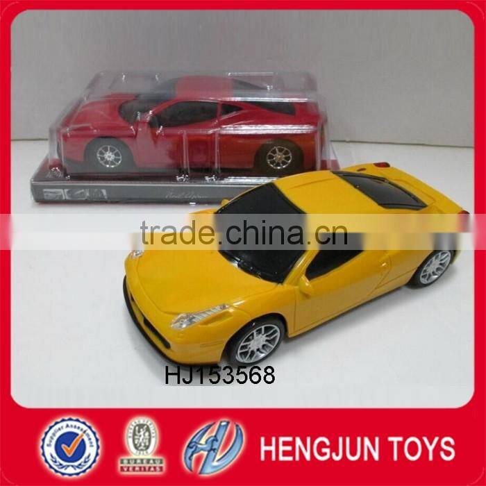 friction car toys plastic inertia car of two color