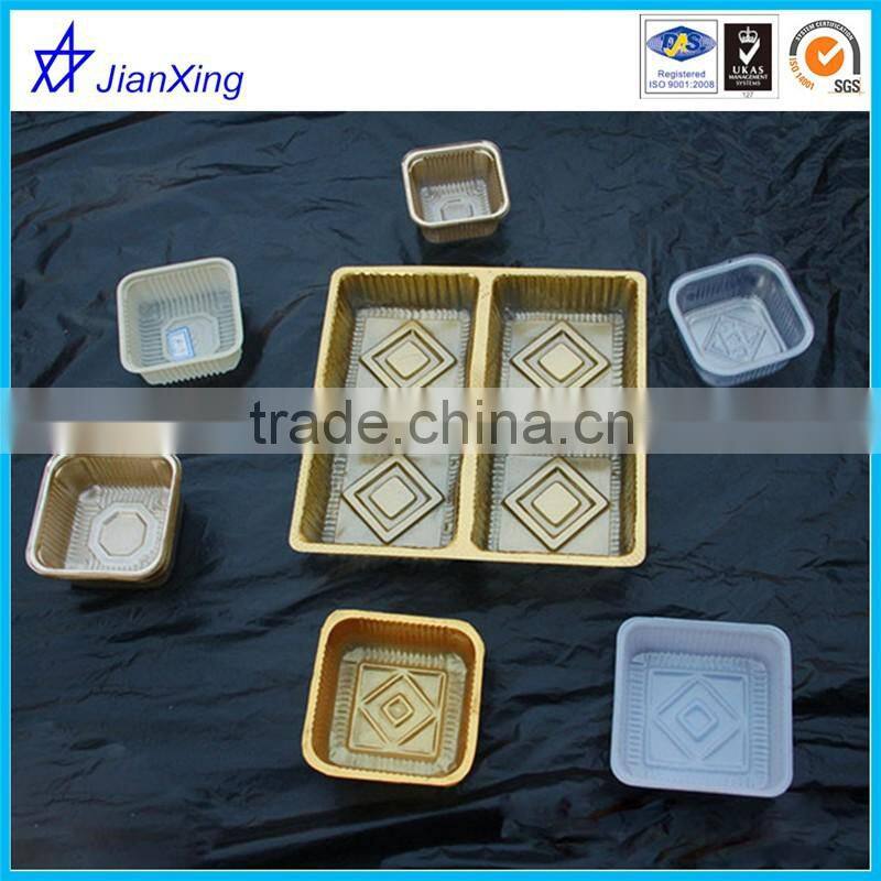 Customized plastic cookie biscuit cracker cooky tray blister packaging box