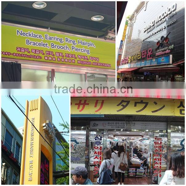 KN-172 wire dark blue fashion necklace