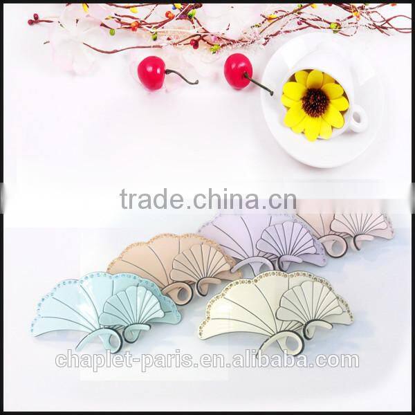 high quality -the shape of ganoderma lucidum hair clips handmade in China