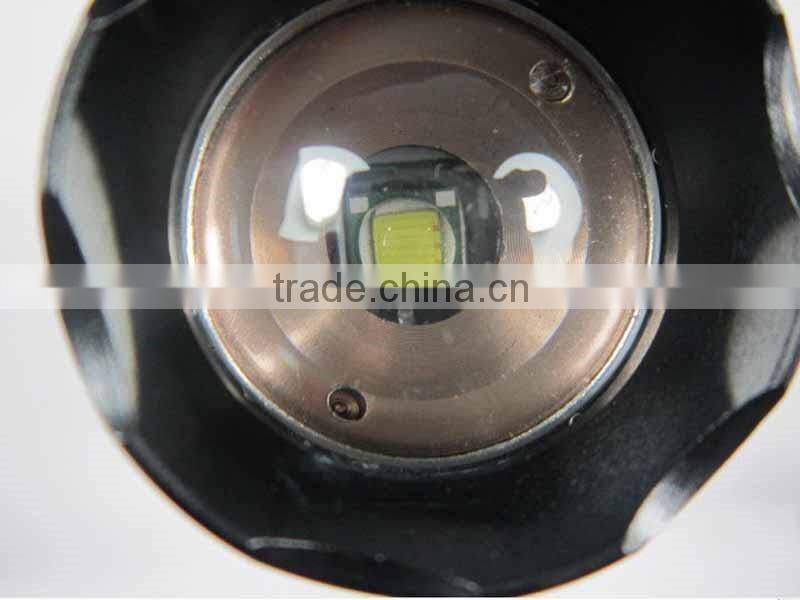 CREET6 zoomable led flashlight 18650 or 3XAAA battery