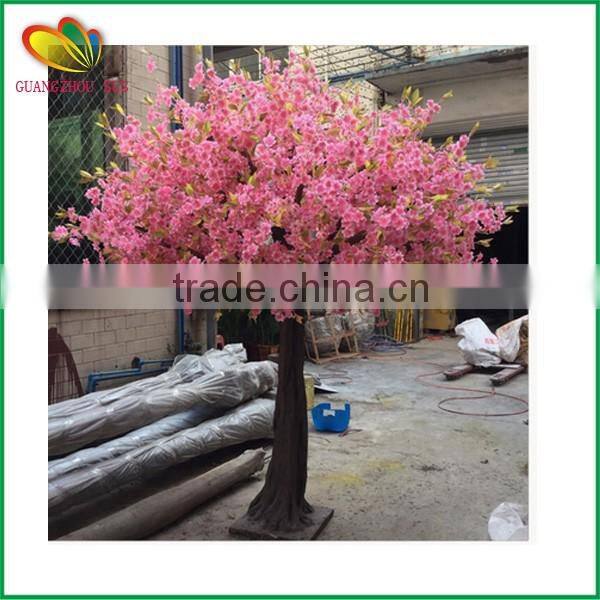 Wholesale artificial cherry blossom tree fiberglass trunk artificial cherry tree silk flower artificial cherry blossom tree