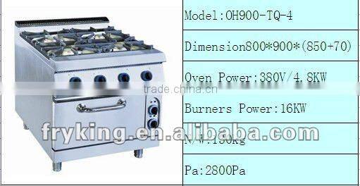 Gas Range 4-burners&Gas Oven