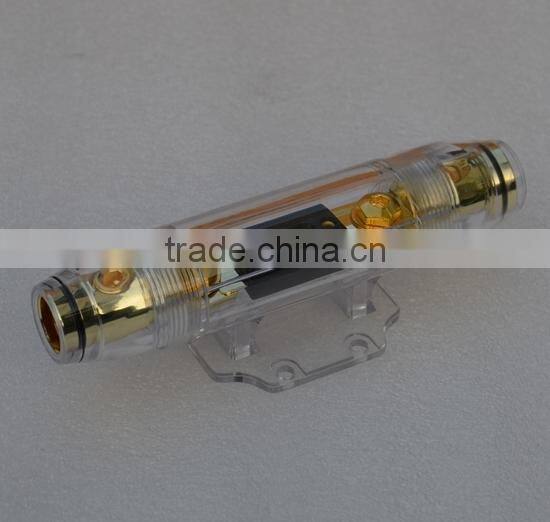 ANL fuse holder gold plated 1*0Ga in/out