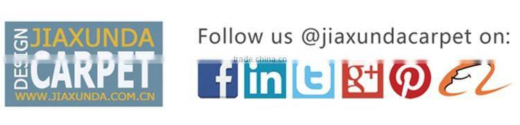 New design Orange colour 3D tufted carpets for home