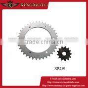 China supply of motorcycle seat covers and 428 motorcycle chain and motorcycle sprockets