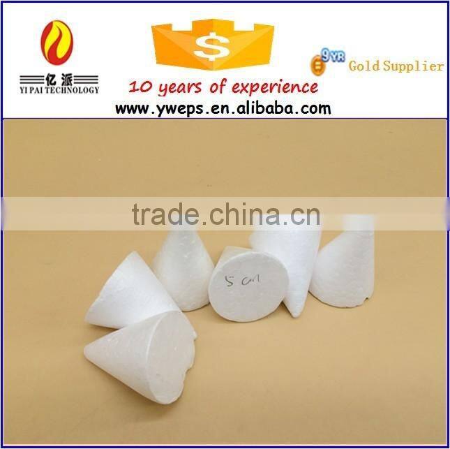Wholesale decorative polyfoam cone for DIY