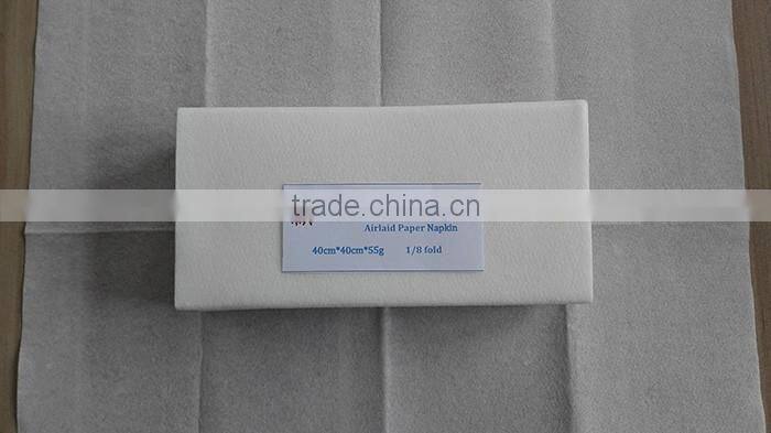 Raw materials paper napkin bands, printed paper napkin roll, airlaid paper napkin sizes