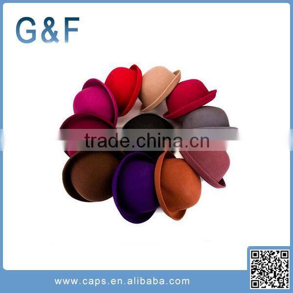 In Stock Cheap Wide Brim Wool Felt Hat Blank Wholesale