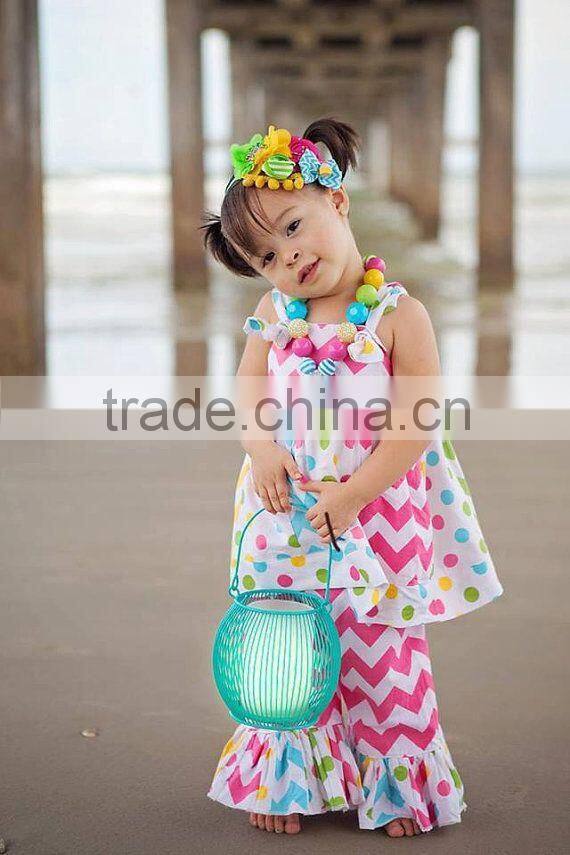 wholesale children clothing Boutique outfits little baby girls ruffle mustard pie remake clothing sets