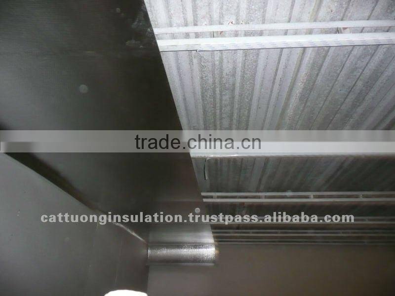 Sound Heat Material Insulation for construction and transport container with bubble air, aluminum and MPET foils