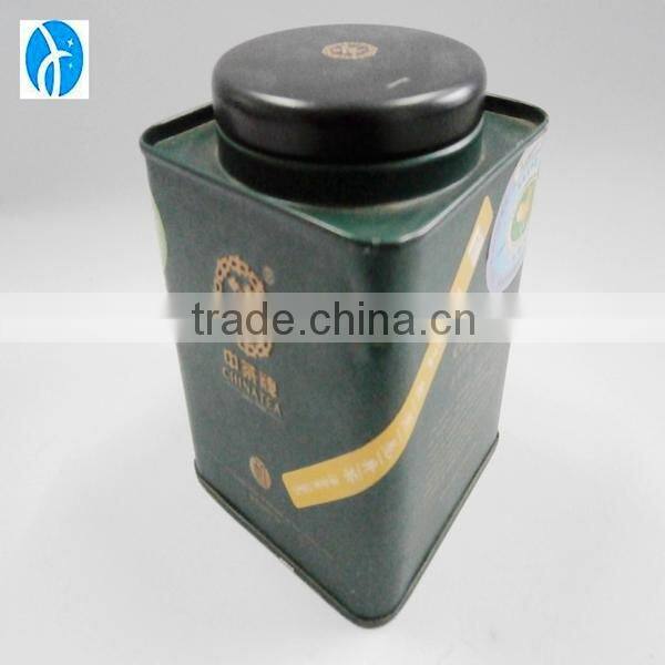 OEM square tea empty metal tin cans wholesale