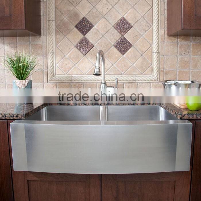 Kitchen furniture American Canada hot sales undermount single handmade kitchen sink with cupc certififcation