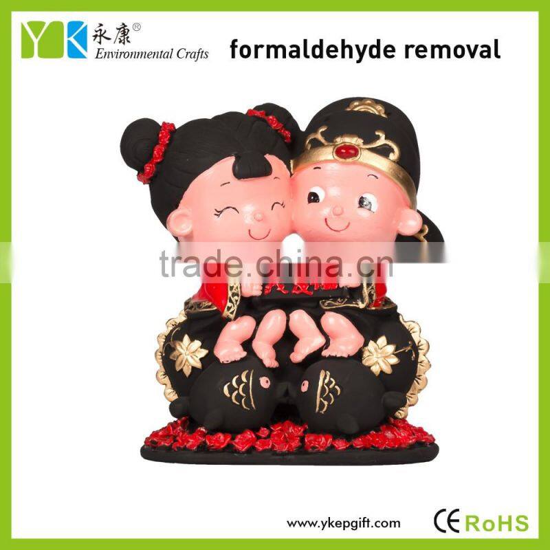 Wholesale custom 3D shape Wedding Gifts and Decoration traditional couple Europe religious figurine