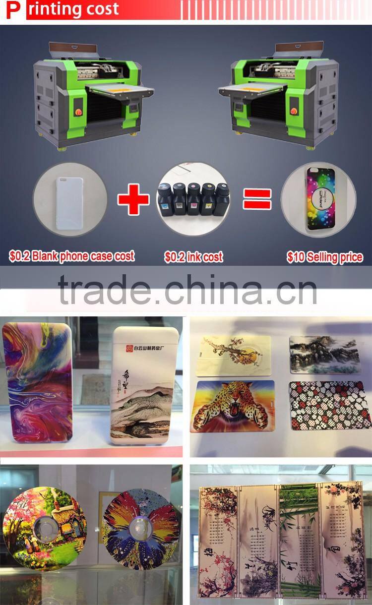 best quality 1440dpi dx5 head uv flatbed badge printer for phone case wooden glass
