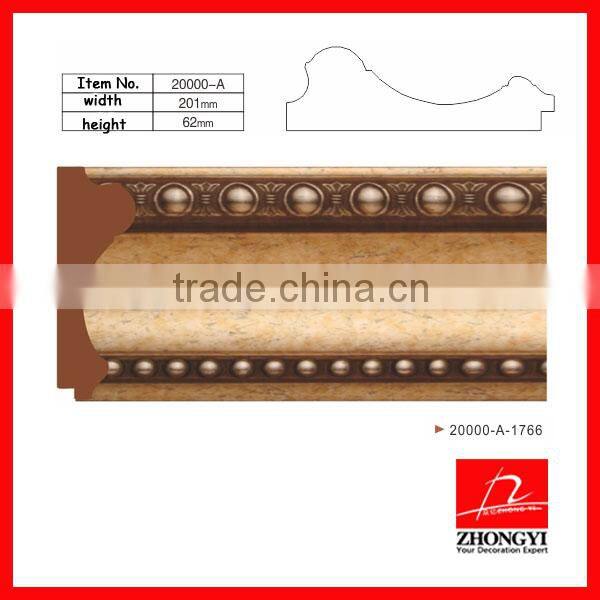 polystyrene plastic decorative ceiling corner molding