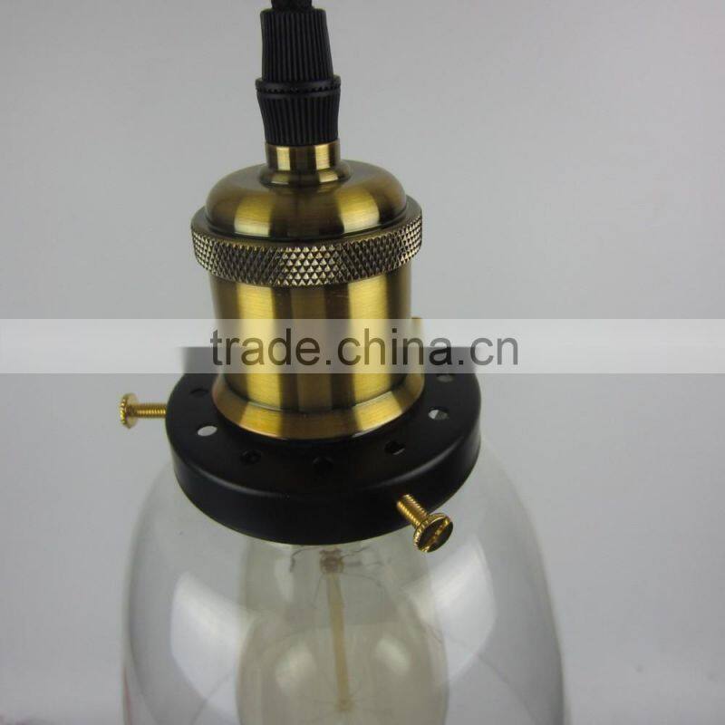 Glass shades in a warm glow Chandelier lamps OTGPL-005