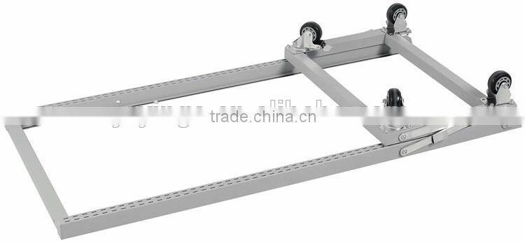 Powder Coating Silver Moving Shelves Used to Market