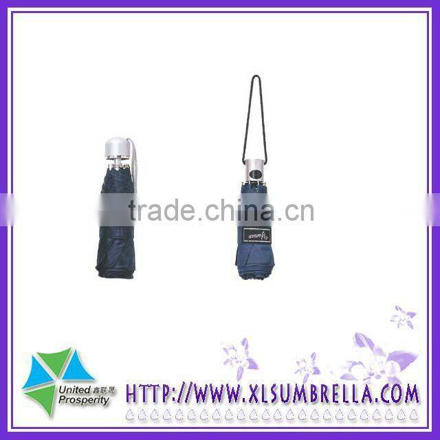 19.5"Plastic Handle printing 5 foldable umbrella