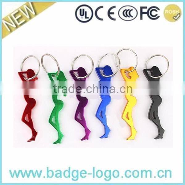 Newest Design Bottle Opener Keychain, Metal Bottle Opener Parts