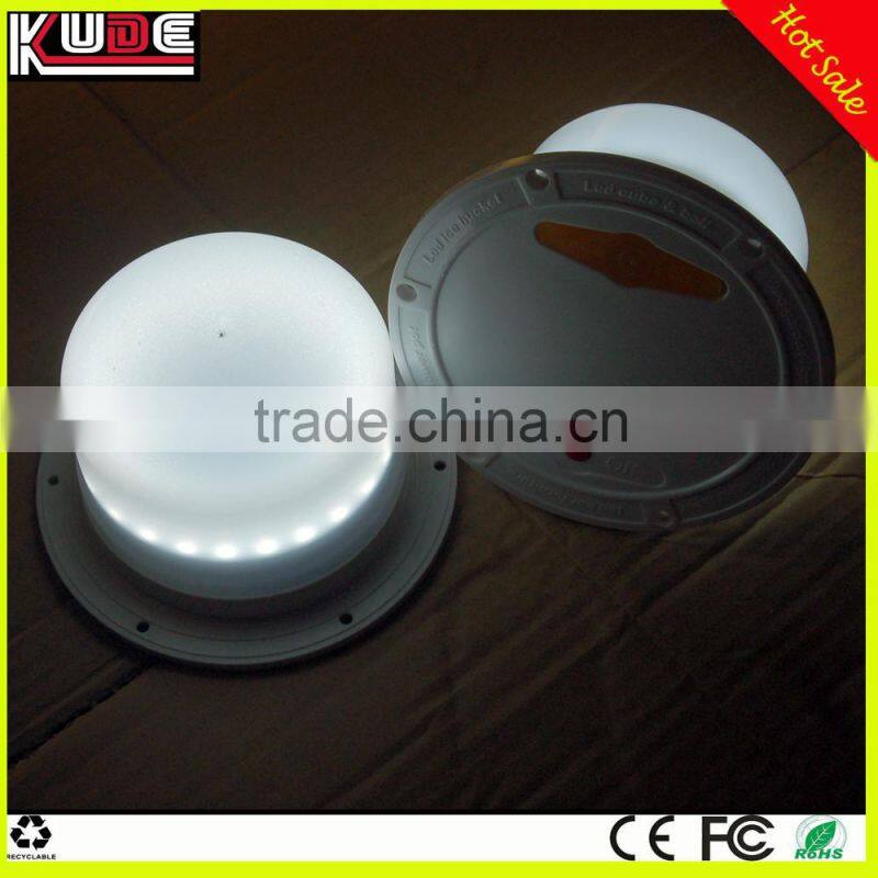 waterproof rechargreable battery powered led light parts for PE furniture lighting