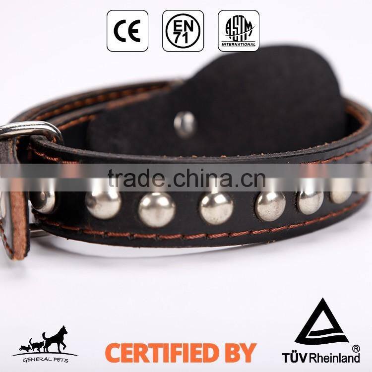Wholesale Adjustable Peted Leather Dog Training Collar
