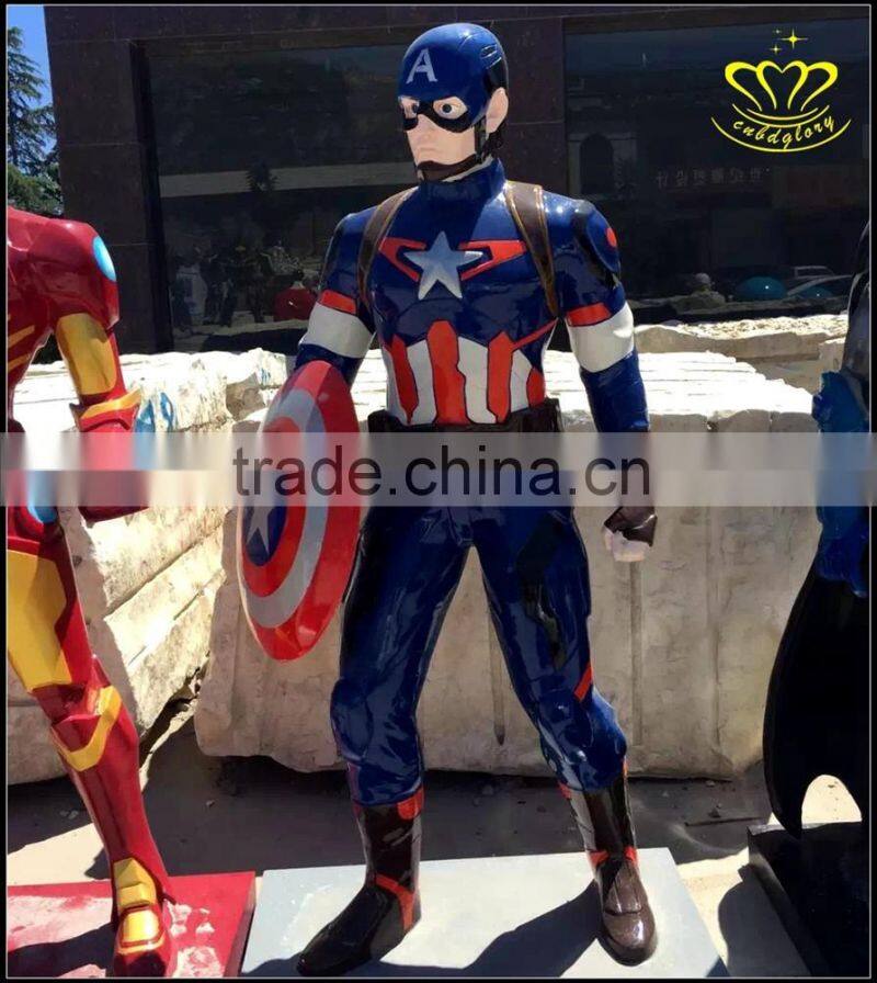 FRP movie characters spider man outdoor landscape decorative sculpture