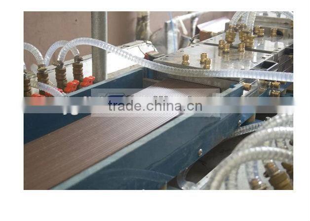 outdoor wpc tile wood and plastic composition extruder machine
