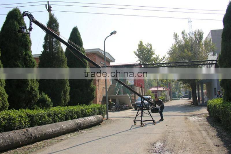29.5ft Pan Tilt head 10 kilo camera jib arm crane LCD monitor tripod kit