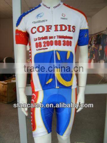 Professional custom design sublimation triathlon cycling wear with lycra