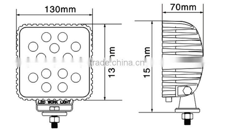 Good quality popular promotional water resistant off road led work light