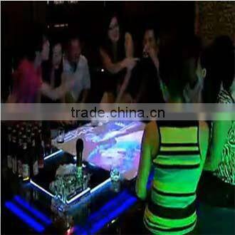 Multitouch intractive bar game system for night bar,pub,club
