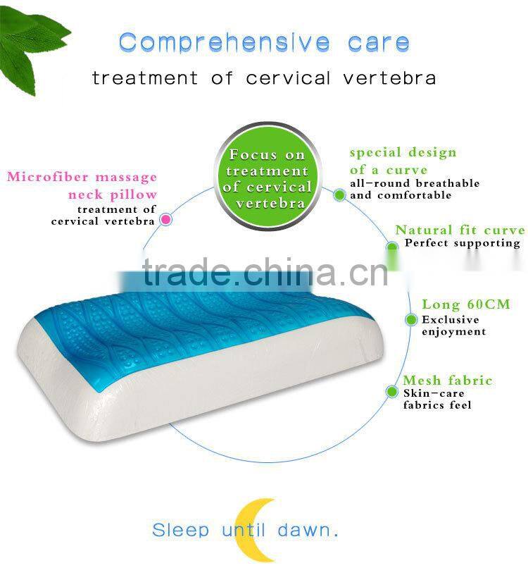 Memory Foam Pillow with Cooling Gel - #1 Most Comfortable Pillow on Alibaba With a Washable Pillow Case Firm Pillow