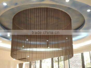 ornamental mesh useded in curtains for the hall (manufacturer ISO9001 )